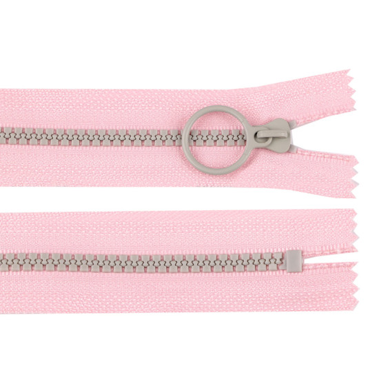 Fermoar plastic colorat  no 5 lungime 20 cm - Bej intens (50 Bucăți)
