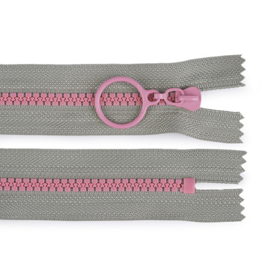 Fermoar plastic colorat  no 5 lungime 20 cm - Bej intens (50 Bucăți)