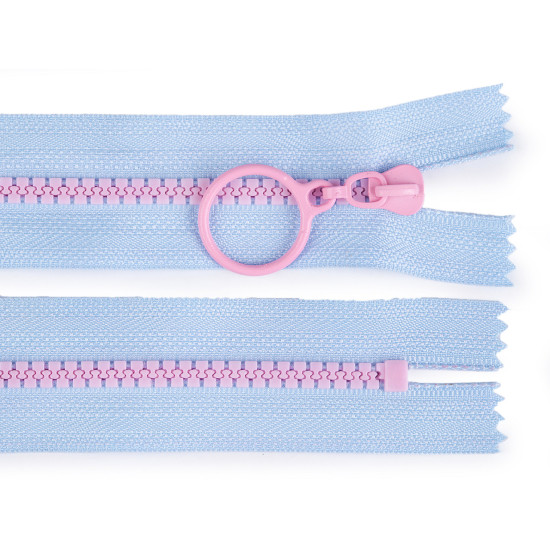Fermoar plastic colorat  no 5 lungime 20 cm - Bej intens (50 Bucăți)