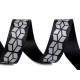 Chingă cu imprimeu reflectorizant, lățime 20 mm - Negru (1 Metru) Chingă cu imprimeu reflectorizant, lățime 20 mm - Negru (1 Metru)