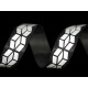 Chingă cu imprimeu reflectorizant, lățime 20 mm - Negru (1 Metru) Chingă cu imprimeu reflectorizant, lățime 20 mm - Negru (1 Metru)