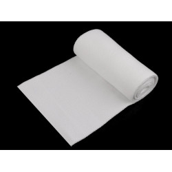 Bandă tricot elastic metraj, lățime 11,5 cm - Alb (1 Metru)