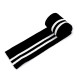 Bandă tricot elastic metraj, lățime 60 mm - Negru (1 Metru)