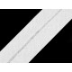 Bandă bias din bumbac, lățime 40 mm - Roșu închis (25 Metri) Bandă bias din bumbac, lățime 40 mm - Roșu închis (25 Metri)