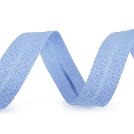Bandă bias din bumbac, lățime 20 mm - Negru (1 Metru) Bandă bias din bumbac, lățime 20 mm - Negru (1 Metru)