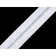 Bandă bias din bumbac, lățime 20 mm - Negru (1 Metru) Bandă bias din bumbac, lățime 20 mm - Negru (1 Metru)