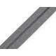 Bandă bias din bumbac, lățime 20 mm - Negru (1 Metru) Bandă bias din bumbac, lățime 20 mm - Negru (1 Metru)