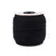 Bandă bias din bumbac, lățime 20 mm - Negru (1 Metru) Bandă bias din bumbac, lățime 20 mm - Negru (1 Metru)