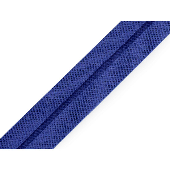 Bandă bias din bumbac, lățime 20 mm - Negru (1 Metru) Bandă bias din bumbac, lățime 20 mm - Negru (1 Metru)