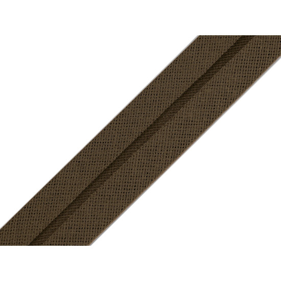 Bandă bias din bumbac, lățime 20 mm - Negru (1 Metru) Bandă bias din bumbac, lățime 20 mm - Negru (1 Metru)