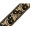 Borte mit muster, breite 40 mm - Schwarz (1 Meter)