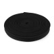Bandă bias pes lățime 19 mm călcată - Negru (1 Metru) Bandă bias pes lățime 19 mm călcată - Negru (1 Metru)