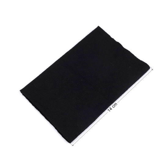 Tricot din bumbac elastic pentru mâneci lățime 14 cm - Albastru închis (10 Perechi) Tricot din bumbac elastic pentru mâneci lățime 14 cm - Albastru închis (10 Perechi)