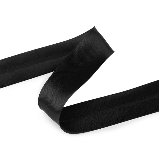 Bandă bias satinată, lățime 30 mm - Alb (25 Metri) Bandă bias satinată, lățime 30 mm - Alb (25 Metri)