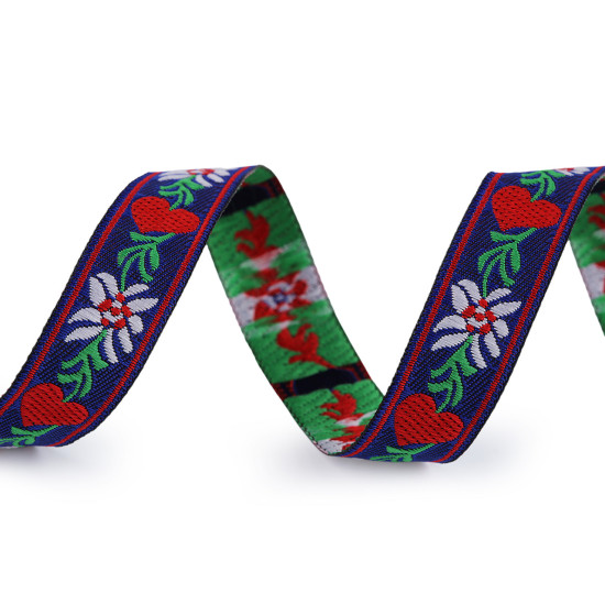 Banda cu motiv tradițional lățime 15 cm - Negru (36 Metri) Banda cu motiv tradițional lățime 15 cm - Negru (36 Metri)