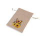 Săculeț cadou floarea-soarelui 13x18 cm imitație de iută - Ecru natural (40 Bucăți) Săculeț cadou floarea-soarelui 13x18 cm imitație de iută - Ecru natural (40 Bucăți)