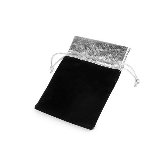Săculeț cadou 10x13 cm catifea - Negru (10 Bucăți) Săculeț cadou 10x13 cm catifea - Negru (10 Bucăți)
