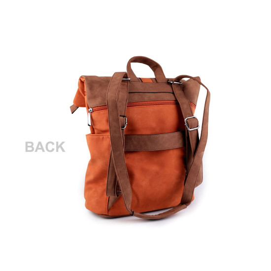 Rucsac/geantă de damă 2 în 1 din imitație de piele întoarsă 35x37 cm - Roșu (1 Bucată) Rucsac/geantă de damă 2 în 1 din imitație de piele întoarsă 35x37 cm - Roșu (1 Bucată)