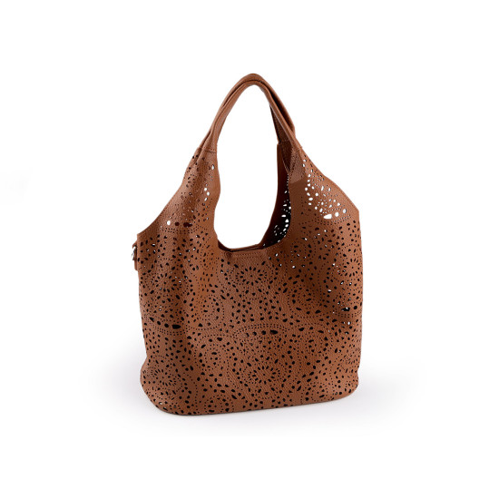 Geantă 2 în 1 cu model decupat 38x22 cm - Roz pudrat (1 Bucată) Geantă 2 în 1 cu model decupat 38x22 cm - Roz pudrat (1 Bucată)