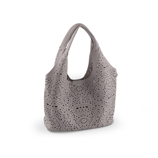 Geantă 2 în 1 cu model decupat 38x22 cm - Roz pudrat (1 Bucată) Geantă 2 în 1 cu model decupat 38x22 cm - Roz pudrat (1 Bucată)