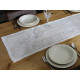 Față de masă textilă brodată 40x160 cm - Off white (2 Bucăți) Față de masă textilă brodată 40x160 cm - Off white (2 Bucăți)
