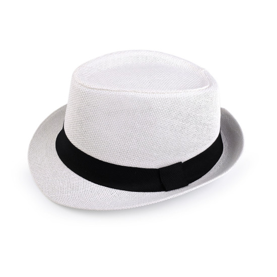 Pălărie de vară / pălărie de paie unisex - Alb (1 Bucată) Pălărie de vară / pălărie de paie unisex - Alb (1 Bucată)