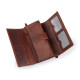 Portofel din piele pentru femei 10x19 cm - Bordo (1 Bucată) Portofel din piele pentru femei 10x19 cm - Bordo (1 Bucată)