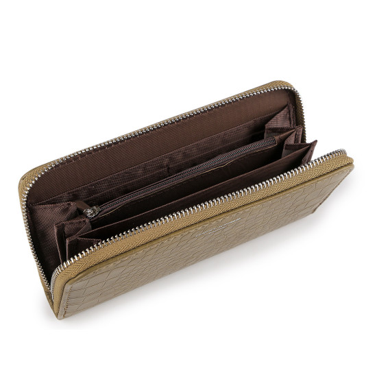 Portofel de damă 10x19 cm - Negru (1 Bucată) Portofel de damă 10x19 cm - Negru (1 Bucată)