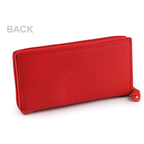 Portofel din piele pentru femei 10x18 cm - Negru (1 Bucată) Portofel din piele pentru femei 10x18 cm - Negru (1 Bucată)