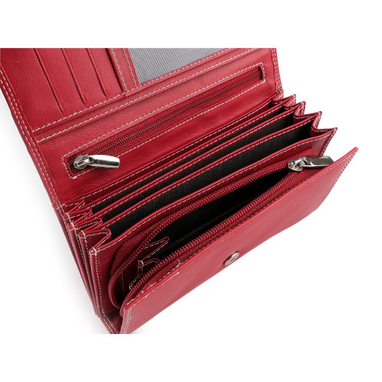 Portofel din piele pentru femei 10x17 cm - Negru (3 Bucăți) Portofel din piele pentru femei 10x17 cm - Negru (3 Bucăți)