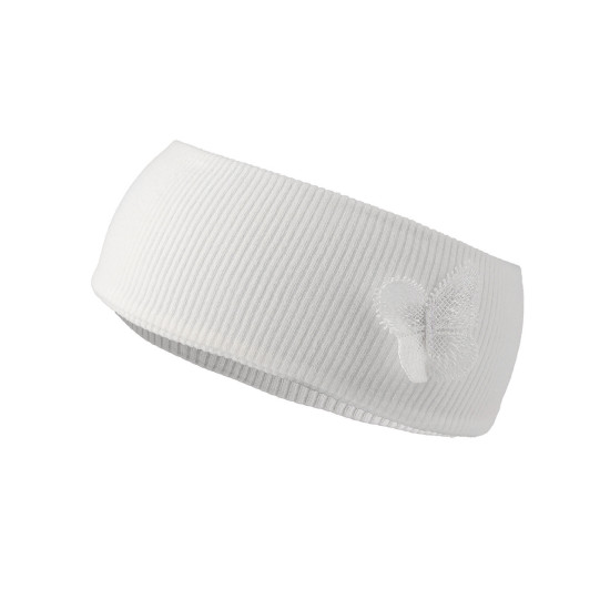 Bentiță de păr din bumbac pentru bebeluși cu decorațiuni - Off white (3 Bucăți) Bentiță de păr din bumbac pentru bebeluși cu decorațiuni - Off white (3 Bucăți)