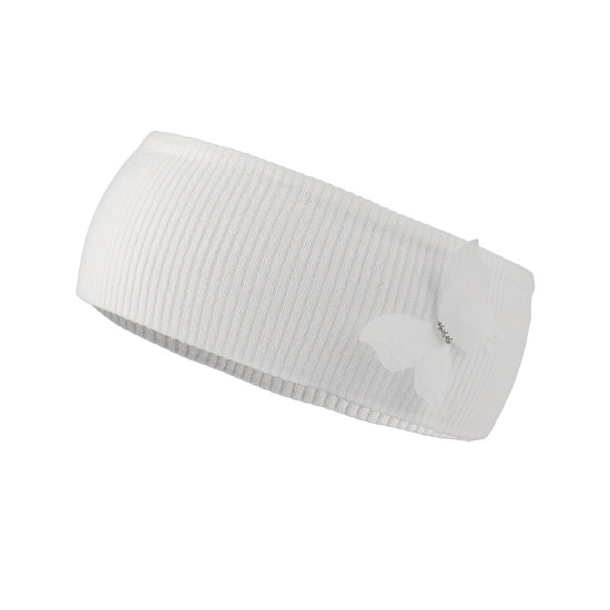 Bentiță de păr din bumbac pentru bebeluși cu decorațiuni - Off white (3 Bucăți) Bentiță de păr din bumbac pentru bebeluși cu decorațiuni - Off white (3 Bucăți)
