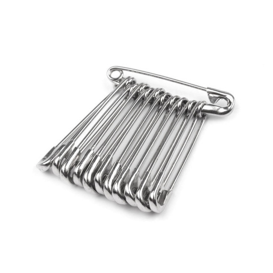 Ace de siguranță, lungime 28 mm - Nichel (1 Buchet) Ace de siguranță, lungime 28 mm - Nichel (1 Buchet)