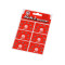 Capse metalice de cusut, 2/0; - Nichel (6 Carduri)