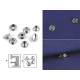 Capse metalice, finisaj argintiu,ø15 mm - Nichel (500 Bucăți) Capse metalice, finisaj argintiu,ø15 mm - Nichel (500 Bucăți)