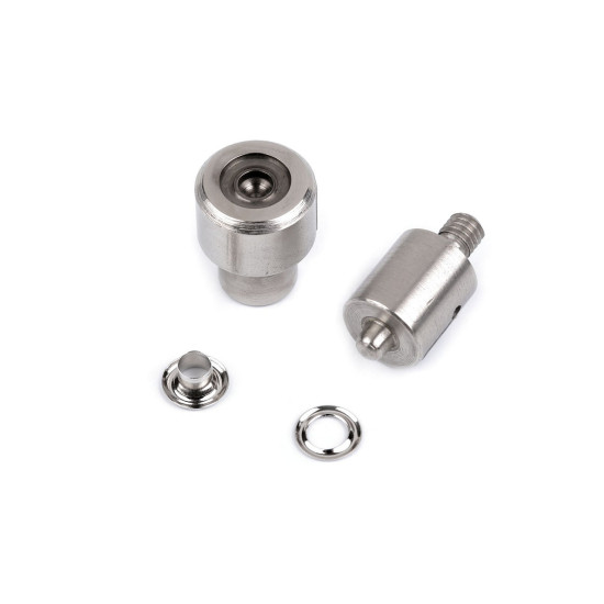 Matriță pentru ocheți, ø5,5 mm și ø7 mm - Argintiu (2 Seturi)