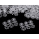 Capse de cusut din plastic, ø7 mm - ø15 mm - Transparent (100 Buchete) Capse de cusut din plastic, ø7 mm - ø15 mm - Transparent (100 Buchete)