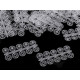 Capse de cusut din plastic, ø7 mm - ø15 mm - Transparent (100 Buchete) Capse de cusut din plastic, ø7 mm - ø15 mm - Transparent (100 Buchete)