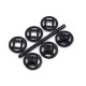 Capse de cusut din plastic, ø7 mm - ø15 mm - Transparent (100 Buchete) Capse de cusut din plastic, ø7 mm - ø15 mm - Transparent (100 Buchete)