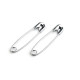 Ace de siguranță, lungime 28 mm - Nichel (100 Buchete) Ace de siguranță, lungime 28 mm - Nichel (100 Buchete)