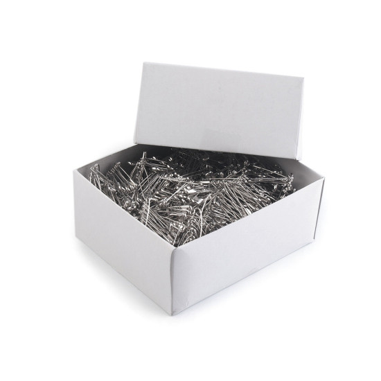 Ace de siguranță, lungime 28 mm - Nichel (100 Buchete) Ace de siguranță, lungime 28 mm - Nichel (100 Buchete)