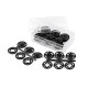 Capse de cusut din plastic, ø7 mm - ø15 mm - Transparent (1 Blister) Capse de cusut din plastic, ø7 mm - ø15 mm - Transparent (1 Blister)