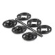 Capse de cusut din plastic, ø7 mm - ø15 mm - Transparent (1 Blister) Capse de cusut din plastic, ø7 mm - ø15 mm - Transparent (1 Blister)
