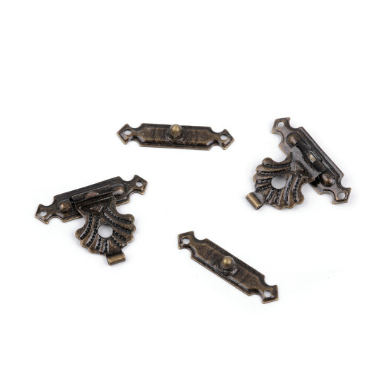 Inchizatoare metalica vintage - Alamă antică (20 Seturi) Inchizatoare metalica vintage - Alamă antică (20 Seturi)