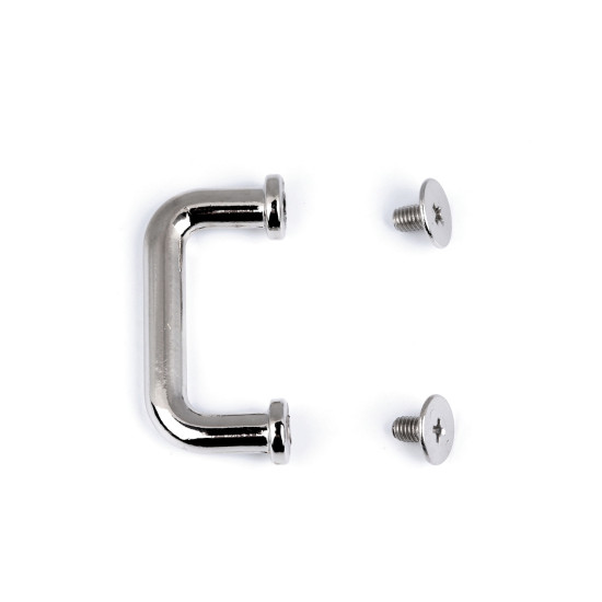 Inel / buclă cu șurub 22 mm - Auriu clasic (40 Seturi)