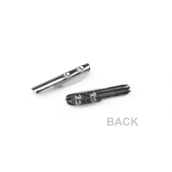 Terminatie pentru snur 4x19 mm - Nichel (250 Bucăți) Terminatie pentru snur 4x19 mm - Nichel (250 Bucăți)