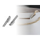 Terminatie pentru snur 4x19 mm - Nichel (250 Bucăți) Terminatie pentru snur 4x19 mm - Nichel (250 Bucăți)