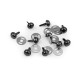 Ţinte metalice / piciorușe metalice genți, ø10 mm - Alamă antică (10 Seturi) Ţinte metalice / piciorușe metalice genți, ø10 mm - Alamă antică (10 Seturi)