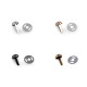 Ţinte metalice / piciorușe metalice genți, ø10 mm - Alamă antică (10 Seturi) Ţinte metalice / piciorușe metalice genți, ø10 mm - Alamă antică (10 Seturi)