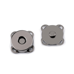 Inchizatori / capse magnetice ø14 mm - Nichel negru (100 Seturi)